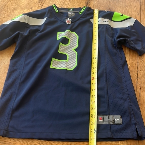 NIKE NFL Jersey # 3 Wilson On Field Seahawks Football - Picture 6 of 6